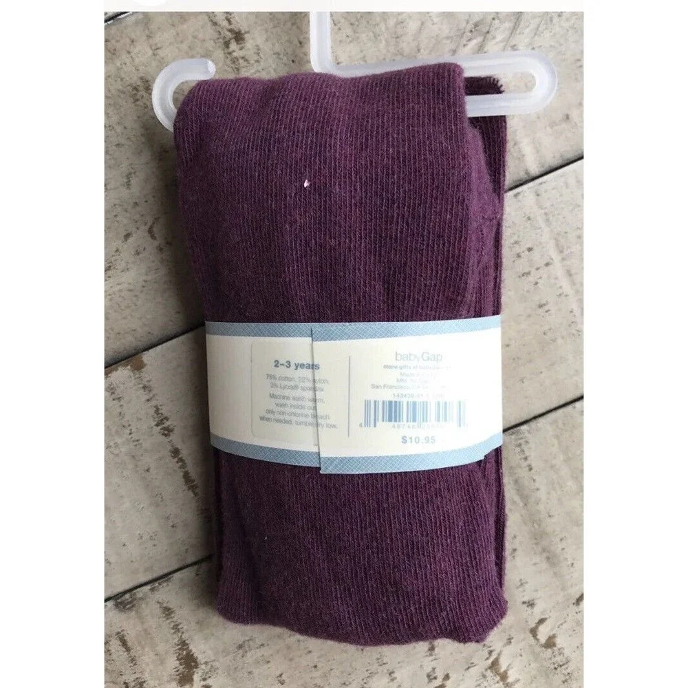 gap Girls new tights 2-3  Purple cotton blend